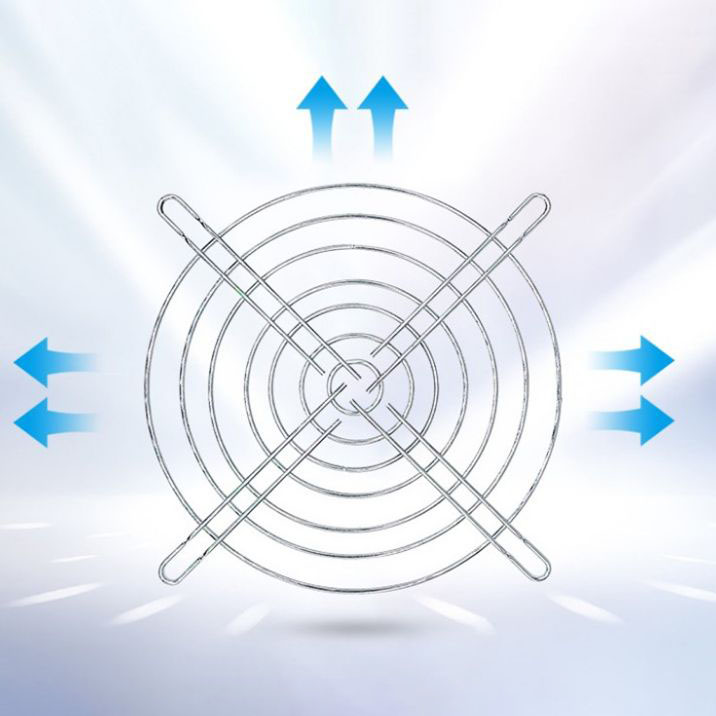 พัดลมระบายความร้อน 304 ฝาครอบตาข่ายสแตนเลส
